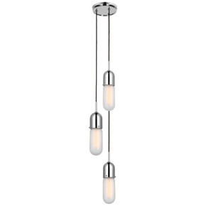 Mini Chandeliers Multi-Port/Cascade by Visual Comfort Signature ( 268 | TOB 5646PN-FG-3 Junio ) 