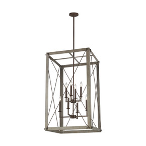 Foyer/Hall Lanterns Open Frame by Visual Comfort Studio ( 454 | 6526308EN-872 Thornwood ) 