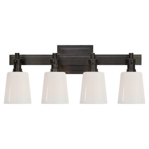 Bathroom Fixtures Four Lights by Visual Comfort Signature ( 268 | TOB 2153BZ-WG Bryant Bath ) 