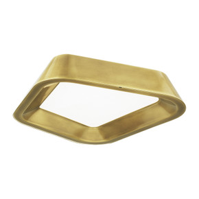 Flush Mounts Glass Down by Visual Comfort Modern ( 182 | 700FMRHNSBR-LED930 Rhonan ) 