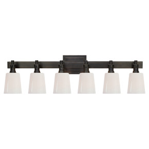 Bathroom Fixtures Five+Lights by Visual Comfort Signature ( 268 | TOB 2154BZ-WG Bryant Bath ) 