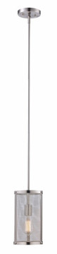 Mini Pendants Metal Shade by Trans Globe Imports ( 110 | 10221 BN Mesh ) 