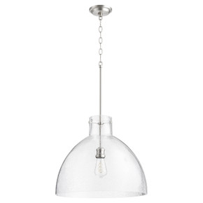 Pendants Glass Down by Quorum ( 19 | 8932-65 8932 Seeded Pendants ) 