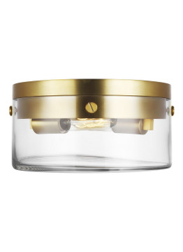 Flush Mounts Bowl Style by Visual Comfort Studio ( 454 | CF1002BBS Garrett ) 