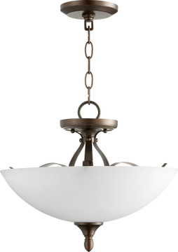 Semi-Flush Mts. Bowl Style by Quorum ( 19 | 2827-15-86 Jardin ) 