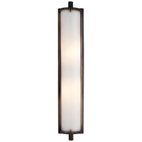 Bathroom Fixtures Cylindrical / Linear by Visual Comfort Signature ( 268 | TOB 2185BZ-WG Calliope Bath ) 