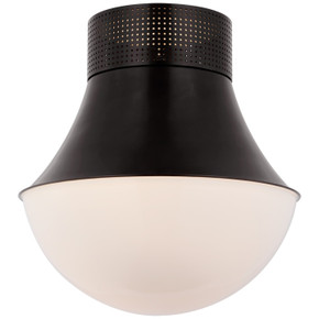 Flush Mounts Glass Down by Visual Comfort Signature ( 268 | KW 4094BZ-WG Precision ) 