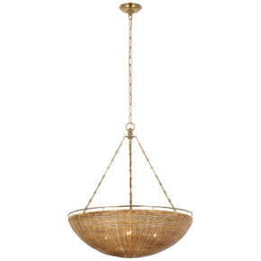 Pendants Bowl Style by Visual Comfort Signature ( 268 | CHC 5637AB/NTW Clovis ) 