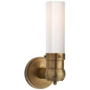 Sconces Single Glass by Visual Comfort Signature ( 268 | TOB 2187HAB-WG Graydon Bath Light ) 