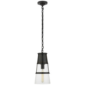 Mini Pendants Glass Down by Visual Comfort Signature ( 268 | TOB 5752BZ-CG Robinson ) 