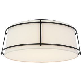 Flush Mounts Drum Shade by Visual Comfort Signature ( 268 | S 4687BZ-L/FA Callaway ) 