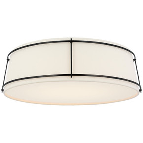 Flush Mounts Drum Shade by Visual Comfort Signature ( 268 | S 4688BZ-L/FA Callaway ) 