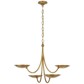 Mid. Chandeliers Metal Shade by Visual Comfort Signature ( 268 | TOB 5780HAB Keira ) 