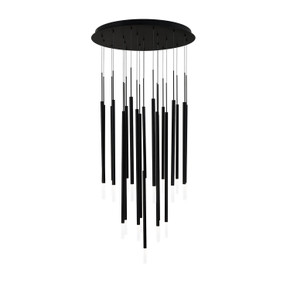 Mid. Chandeliers Multi-Port/Cascade by W.A.C. Lighting ( 34 | PD-69421R-BK Viggo ) 