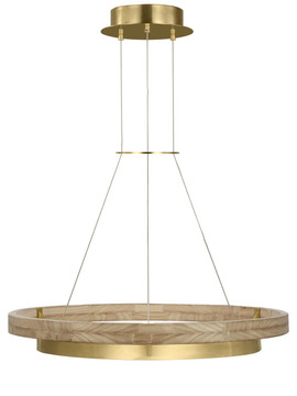 Mid. Chandeliers Ring/Halo by Visual Comfort Modern ( 182 | 700GRC30HABNO-LED930 Grace ) 