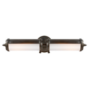 Bathroom Fixtures Cylindrical / Linear by Visual Comfort Signature ( 268 | TOB 2207BZ-WG Merchant ) 