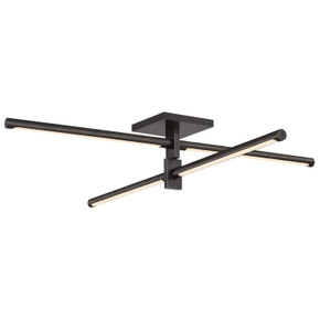 Semi-Flush Mts. Geometric/Linear by Visual Comfort Signature ( 268 | KW 4731BZ Axis ) 