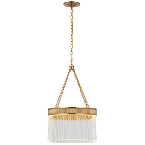 Mini Chandeliers Glass Shade by Visual Comfort Signature ( 268 | S 5171SB-CG Menil ) 