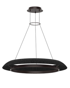 Large Chandeliers Ring/Halo by Visual Comfort Modern ( 182 | SLCH55827WBKBZ Noa ) 