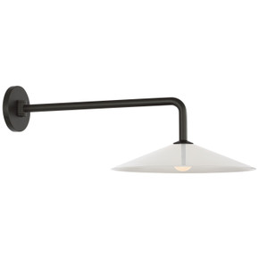 Sconces Single Glass by Visual Comfort Signature ( 268 | AL 2031MI-WG Ponce ) 