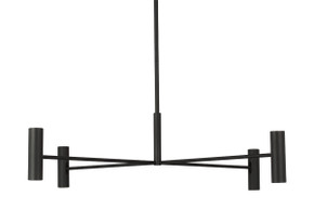 Mid. Chandeliers Metal Shade by Visual Comfort Modern ( 182 | SLCH57030B Ponte ) 