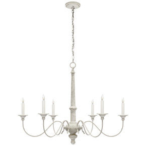 Mid. Chandeliers Candle by Visual Comfort Signature ( 268 | S 5211BW Country Chandelier ) 