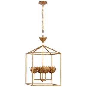 Foyer/Hall Lanterns Open Frame by Visual Comfort Signature ( 268 | JN 5302AGL Alberto ) 