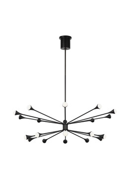 Large Chandeliers Starburst by Visual Comfort Modern ( 182 | 700LDY20B-LED930 Lody ) 