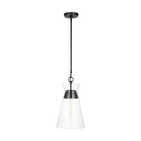 Pendants Glass Down by Visual Comfort Studio ( 454 | CP1021AI Atlantic ) 