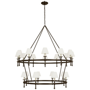 Large Chandeliers Candle by Visual Comfort Signature ( 268 | CHC 5825BZ-L Classic ) 