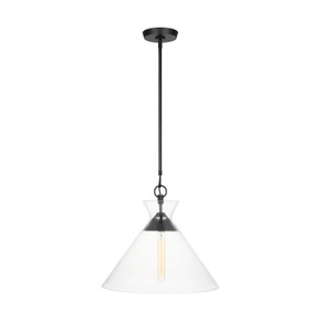 Pendants Glass Down by Visual Comfort Studio ( 454 | CP1031AI Atlantic ) 