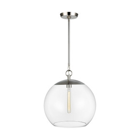 Pendants Glass Down by Visual Comfort Studio ( 454 | CP1041PN Atlantic ) 