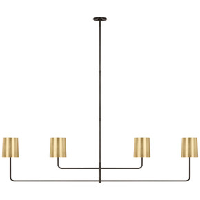 Linear/Island 4 Light + by Visual Comfort Signature ( 268 | BBL 5087BZ-SB Go Lightly ) 