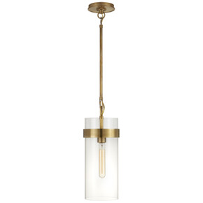 Mini Pendants Glass Down by Visual Comfort Signature ( 268 | S 5673HAB-CG Presidio ) 