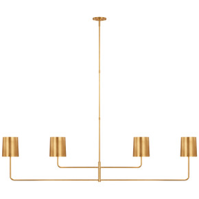 Linear/Island 4 Light + by Visual Comfort Signature ( 268 | BBL 5087G-G Go Lightly ) 