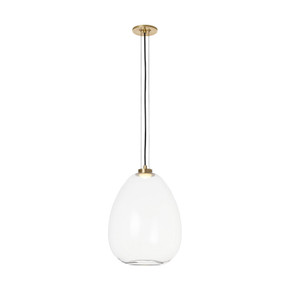 Pendants Glass Down by Visual Comfort Modern ( 182 | 700TDKPR13CNB-LED927 Kapoor ) 