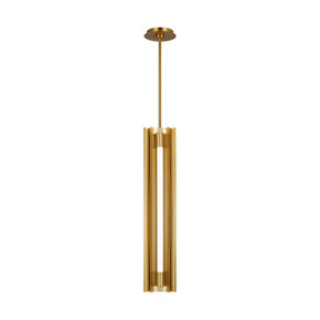 Mini Pendants Exposed Lamps by Visual Comfort Studio ( 454 | KP1084BBS Carson ) 