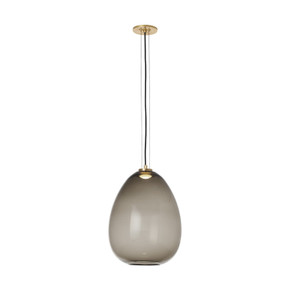 Pendants Glass Down by Visual Comfort Modern ( 182 | 700TDKPR13KNB-LED927 Kapoor ) 