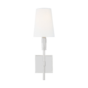 Sconces Single Candle by Visual Comfort Studio ( 454 | TW1031PN Beckham Classic ) 