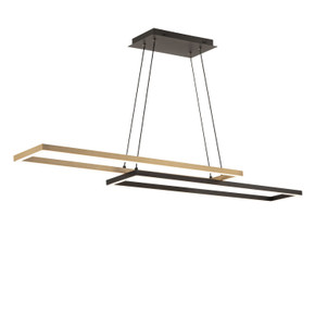 Linear/Island Ring/Halo by W.A.C. Lighting ( 34 | PD-81442-30-BK/AB Double Entendre ) 