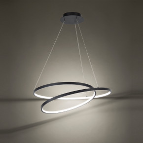 Pendants Ring/Halo by W.A.C. Lighting ( 34 | PD-83128-BK Marques ) 