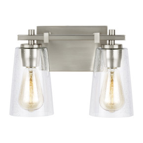 Bathroom Fixtures Two Lights by Visual Comfort Studio ( 454 | VS24302SN Mercer ) 