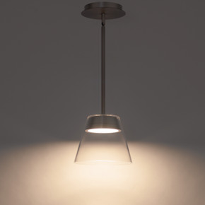 Mini Pendants Glass Down by W.A.C. Lighting ( 34 | PD-87208-BN Chandra ) 
