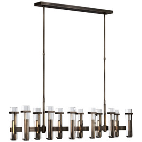 Linear/Island 4 Light + by Visual Comfort Signature ( 268 | S 5915BZ-CG Malik ) 