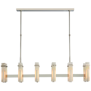 Linear/Island 4 Light + by Visual Comfort Signature ( 268 | S 5915PN-ALB Malik ) 