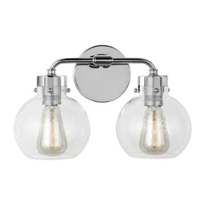 Bathroom Fixtures Two Lights by Visual Comfort Studio ( 454 | VS24402CH Clara ) 