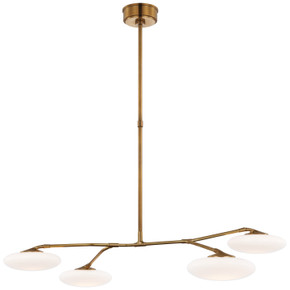 Large Chandeliers Geometric/Linear by Visual Comfort Signature ( 268 | CD 5014SB-WG Brindille ) 