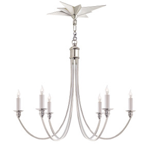 Mid. Chandeliers Candle by Visual Comfort Signature ( 268 | SC 5001PN Venetian ) 