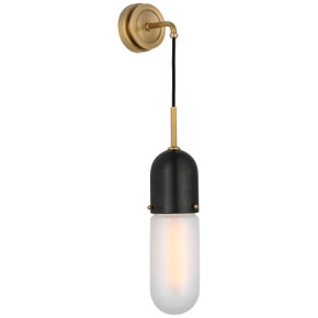 Sconces Single Glass by Visual Comfort Signature ( 268 | TOB 2645BZ/HAB-FG Junio ) 