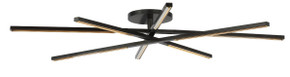 Semi-Flush Mts. Geometric/Linear by Visual Comfort Modern ( 182 | SLFM56627CCBZ Cityscape ) 
